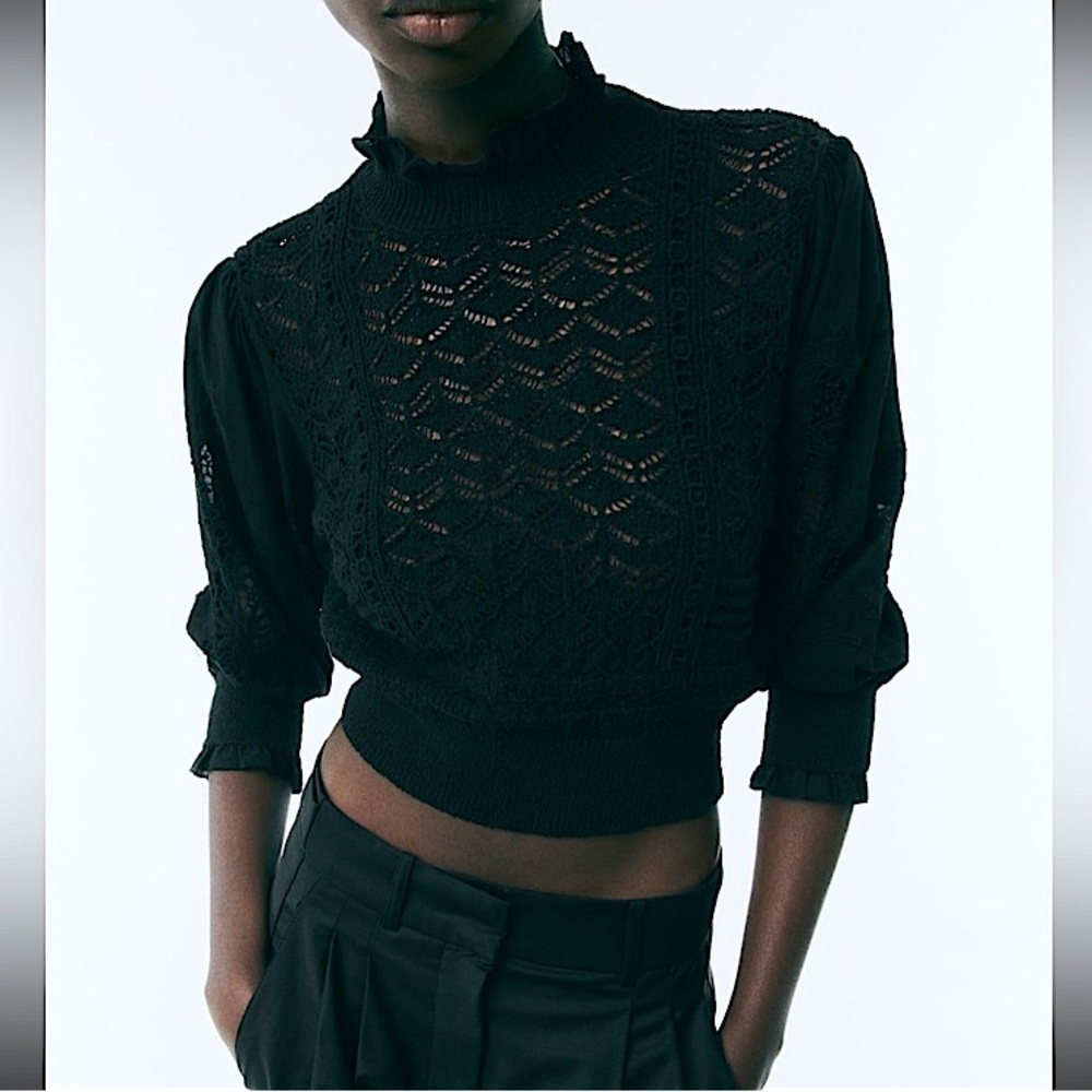 Zara transitional crop top - NWOT, size M